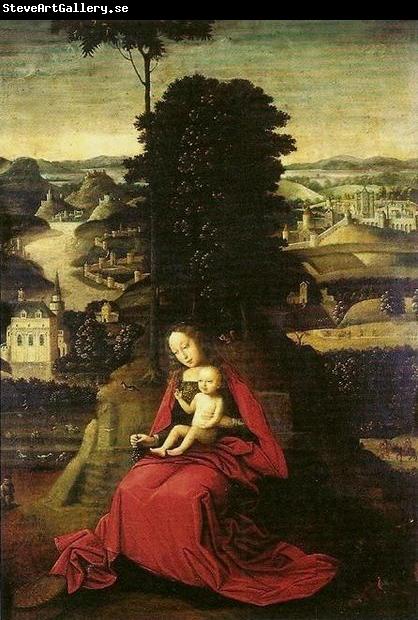 Adriaen Isenbrant Madonna and Child in a landscape